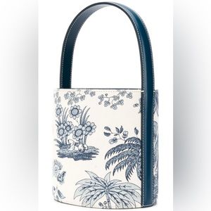 Staud Bissett Canvas bag- Majorca Blue- Bucket purse.